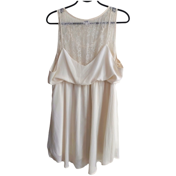 Kismet Ivory lace-lined mini dress - Picture 2 of 4